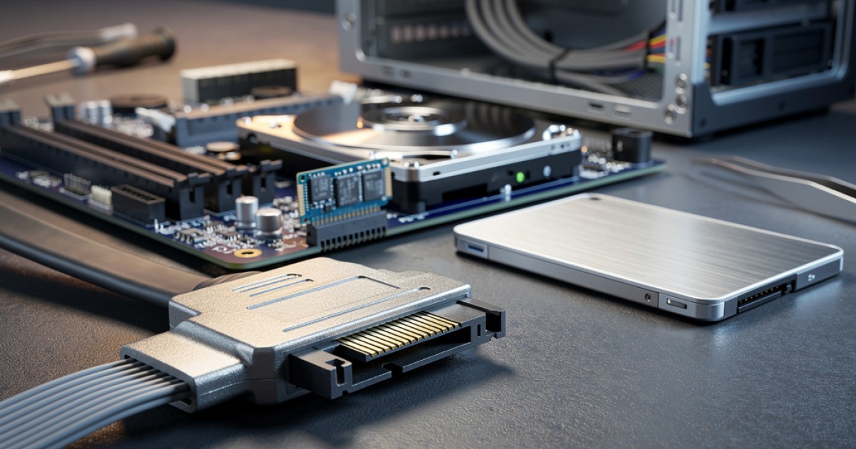 O que é barramento SATA (Serial Advanced Technology Attachment)