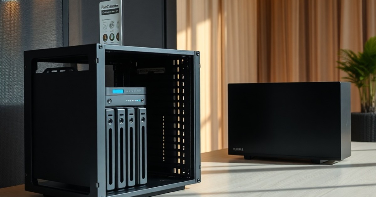 Storage NAS 4 baias SATA rackmount ou desktop?