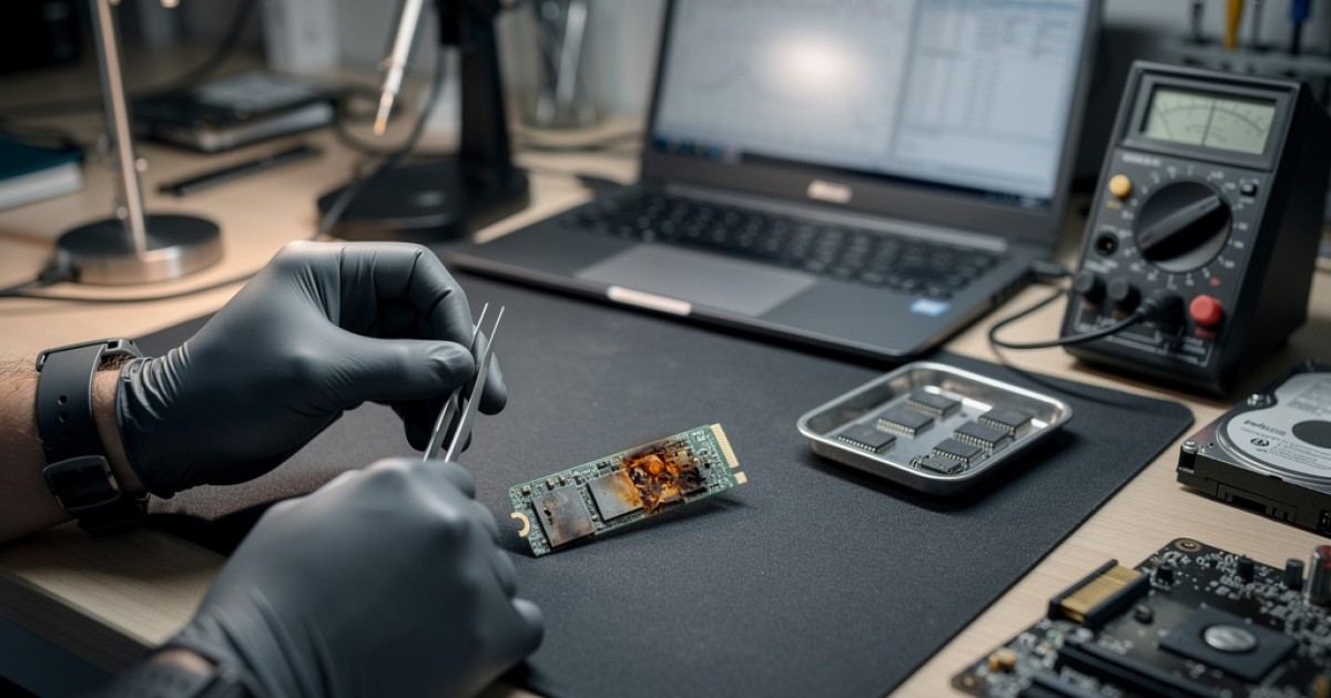 Como recuperar dados de um módulo de memória SSD danificado?