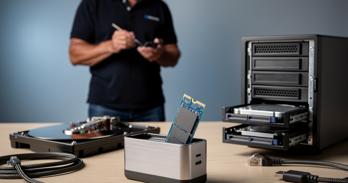 O que é um módulo de memória SSD externo de 10TB?