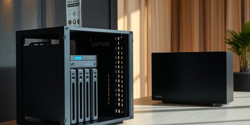 Storage NAS 4 baias SATA rackmount ou desktop?